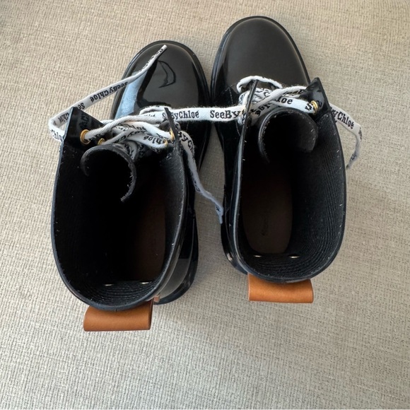 See by Chloé Women's Florrie Rain Boots Sz. 37 (7) - Picture 8 of 12